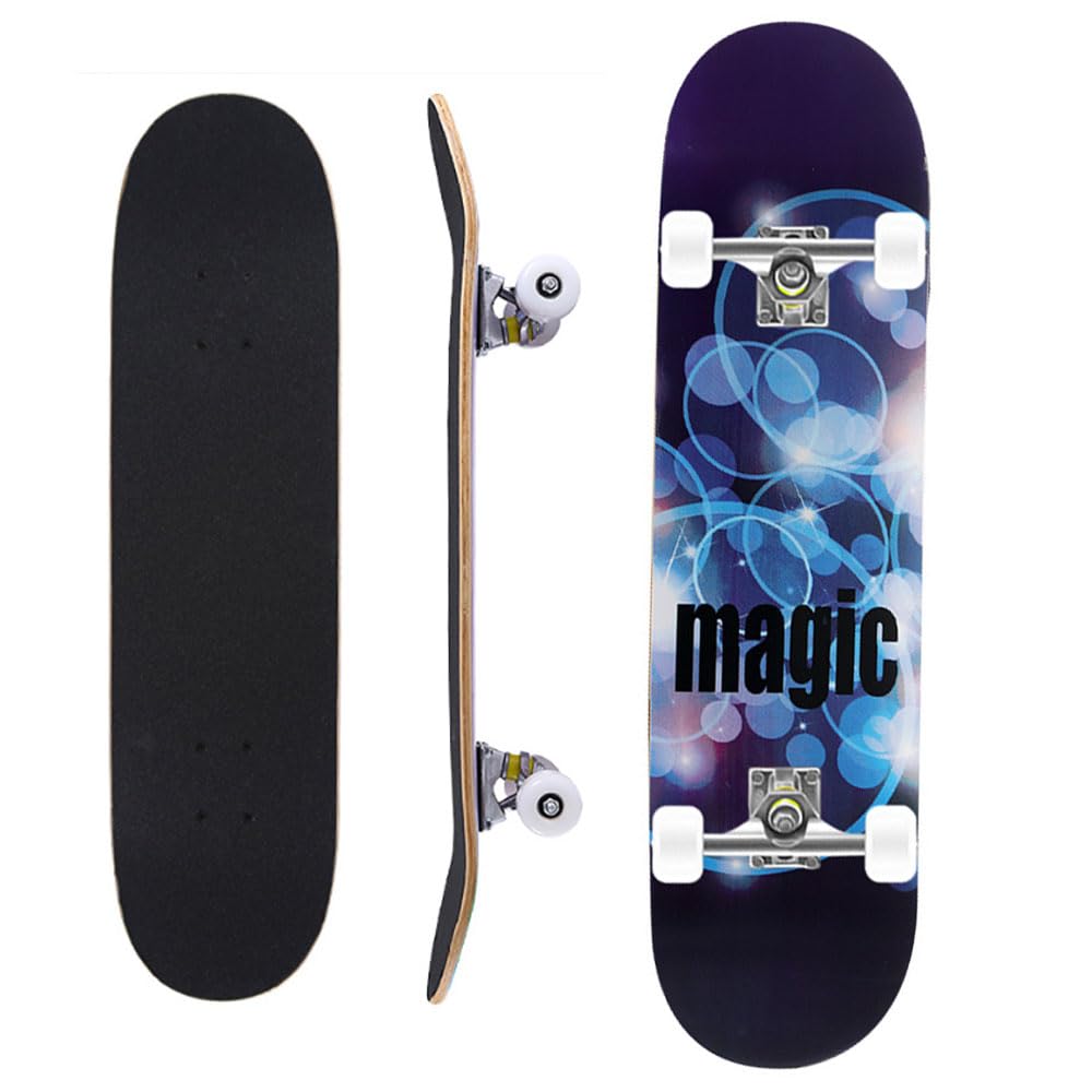Amazon | スケートボード 光るPUタイヤ スケボー キッズ マイスケボー