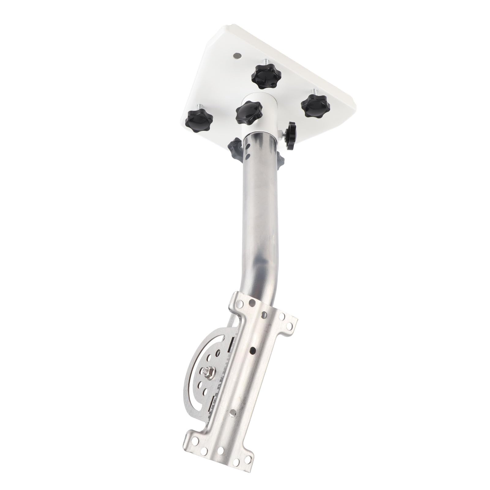 FTVOGUE Kit Adaptador de Montaje en Poste de Satélite, Soporte Ajustable