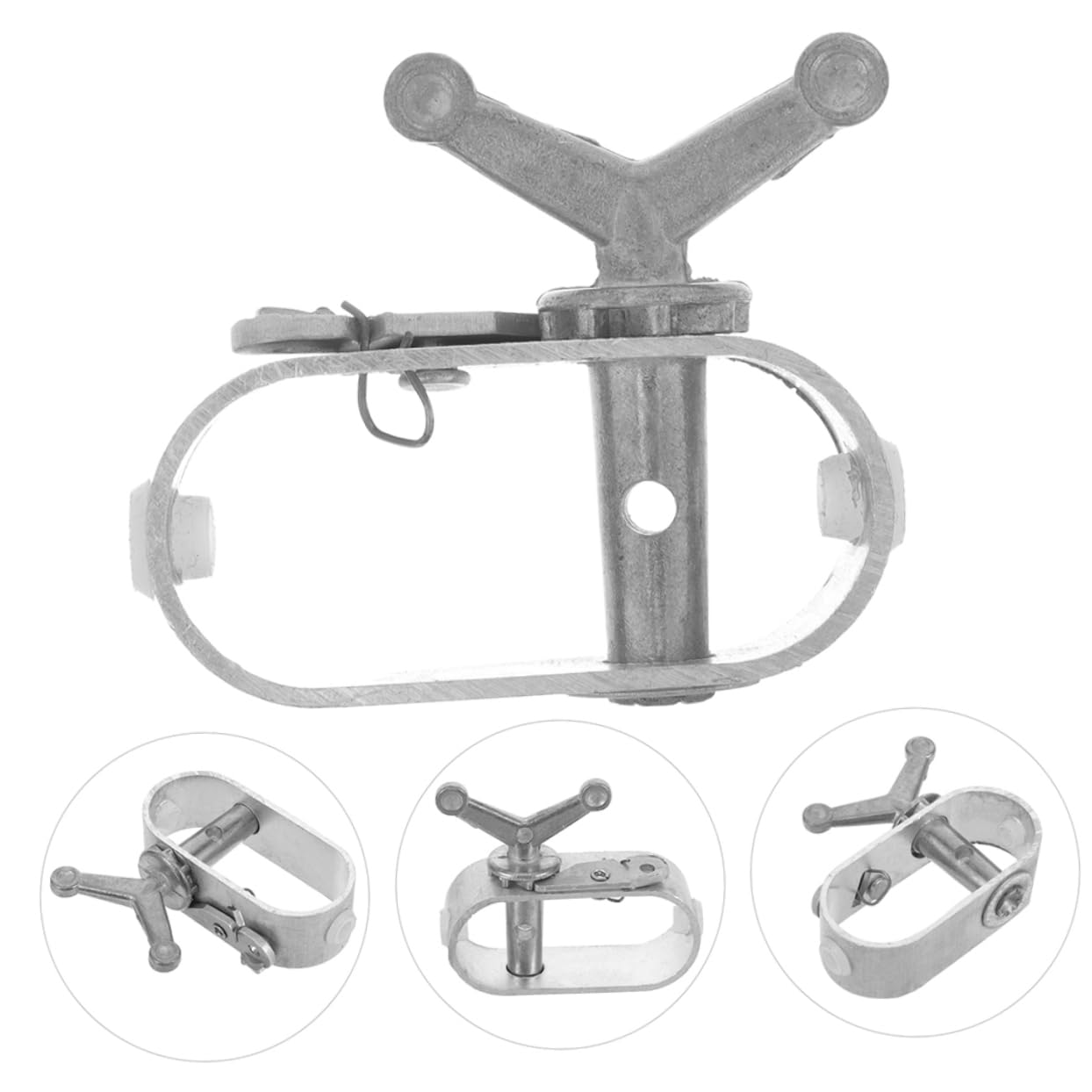Tenditore per Cavo in Acciaio 8 Pezzi A3 Argento per Serra | Regolazione Facile, Design Versatile, Servizio Duraturo, per Vite e Alberi da Frutto, Uso in Piscina