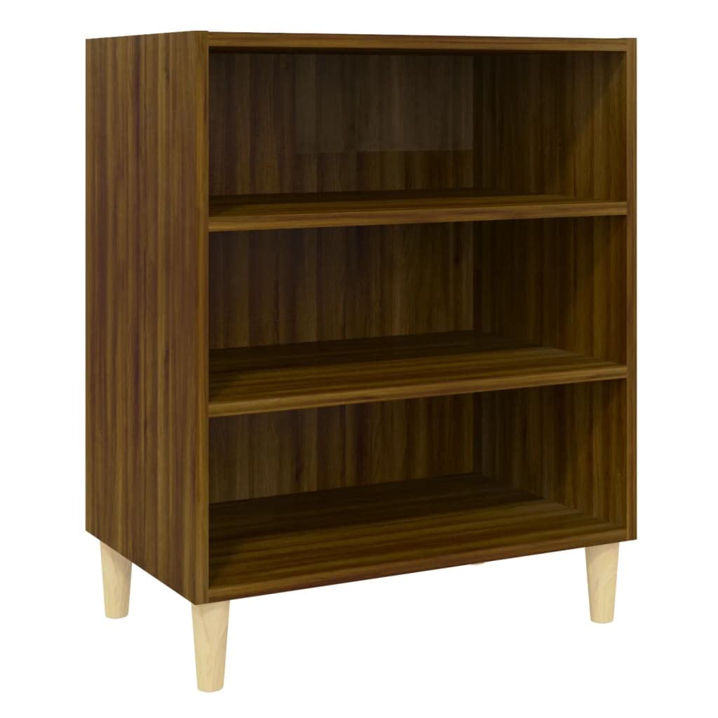 vidaXL Aparador Entrada Pasillo Vestíbulo Recibidor Armario Auxiliar Alacena Mesa Consola Decoración Mueble Contrachapada Roble Marrón 57x35x70cm