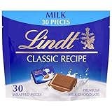 Lindt CLASSIC RECIPE Milk Chocolate Individually Wrapped Pieces, Milk Chocolate Candy, 6.0 oz.