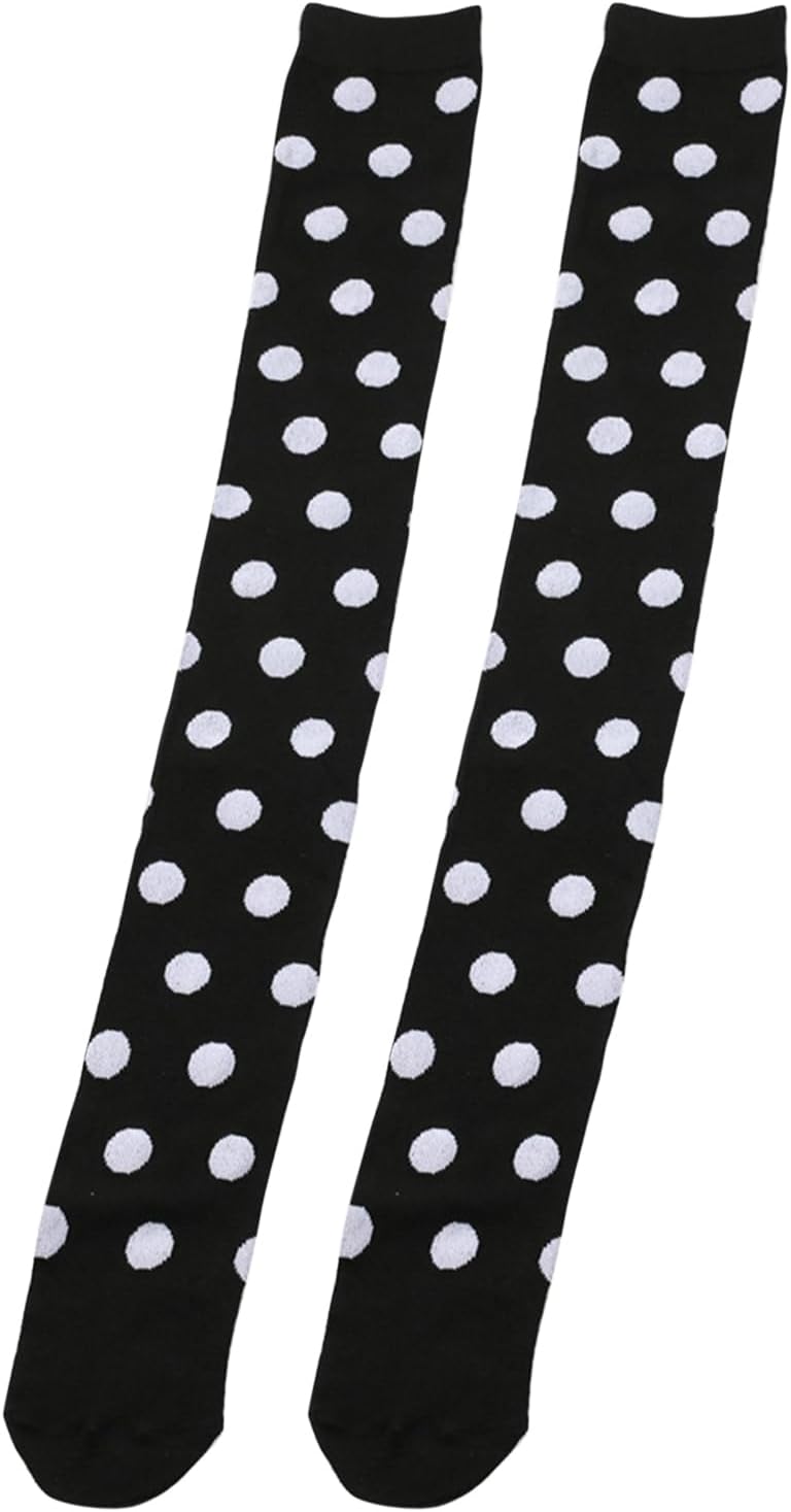 Womens Thigh High Socks Dot Stockings Fashion Colored Long Over Knee High Long Socks for Christmas - Image 3