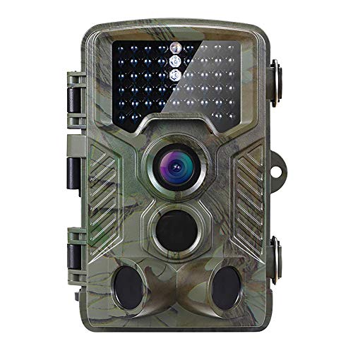 Caméra de Chasse Infrarouge Invisible 16MP 1080P HD, Trail Caméra avec Sécurité 850nm No Glow Vision Nocturne Infrarouge activé 82ft/25m, Écran de 2,4...