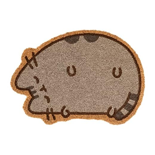 Felpudo Pusheen - Felpudo Entrada casa Originales, Kawaii : Tapete Entrada casa, Decoracion hogar | Alfombra Entrada casa de Fibra de Coco Antideslizante e Impermeable (43x60cm)