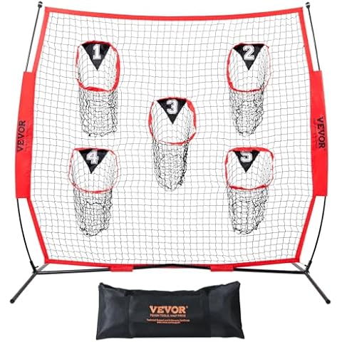 VEVOR 6x6 ft Football Trainer Throwing Net Cover