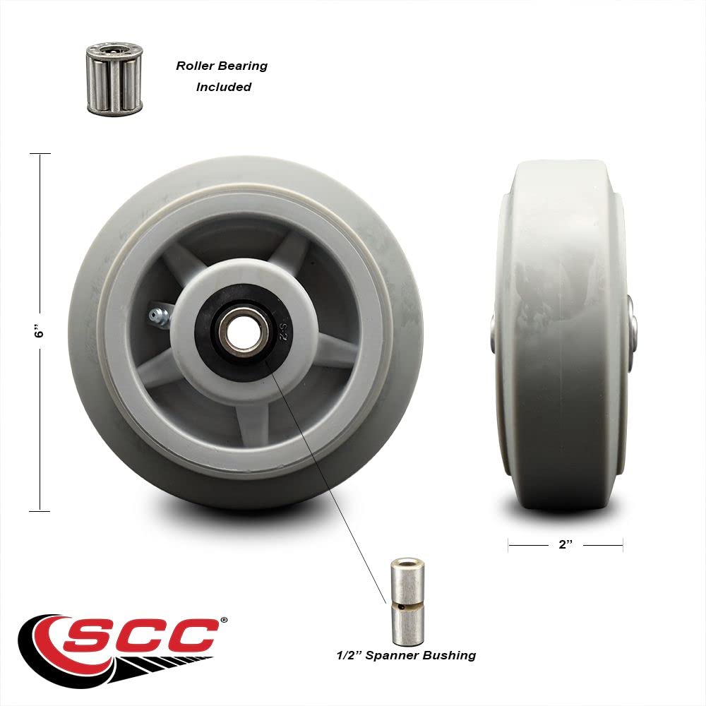 Service Caster Brand Replacement Wheel for Magliner Coolift Wheel 130014 – 6