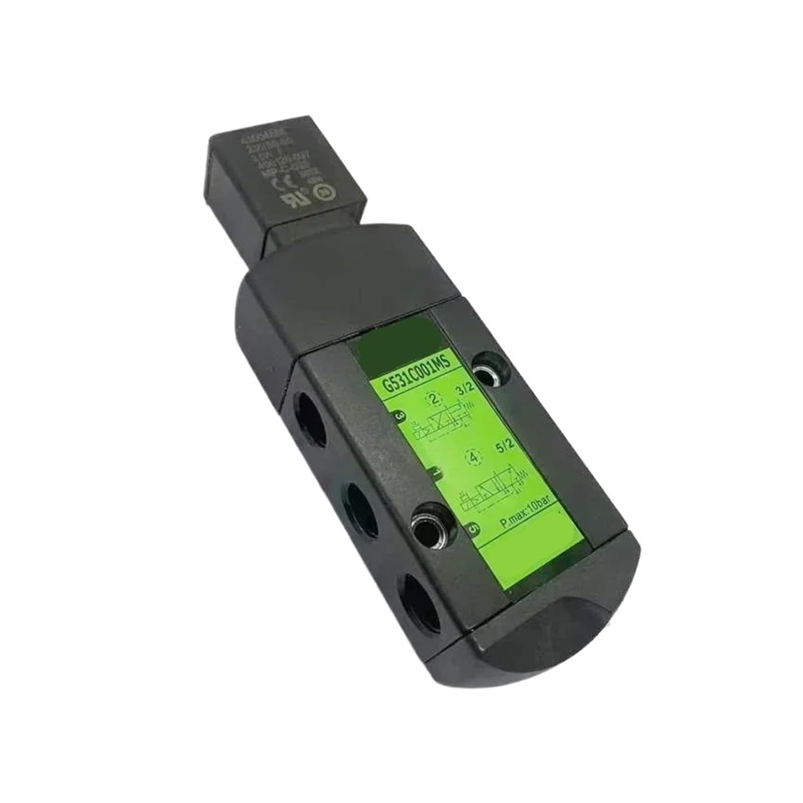 Huuoqiwy One Color Solenoid Valve G531c001ms/Pneumatic Valve Ac220/Dc24(Scg531c001ms Dc24v)