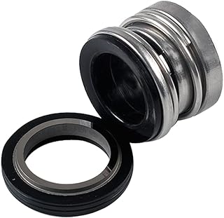 104 Series CE/CA/NBR 12/14/ 15/16 /17/18/ 19/20/ 22/25 /30/35 /45mm Mechanical Shaft Seal for Water Pump (Color : 1PC, Size : 20mm)