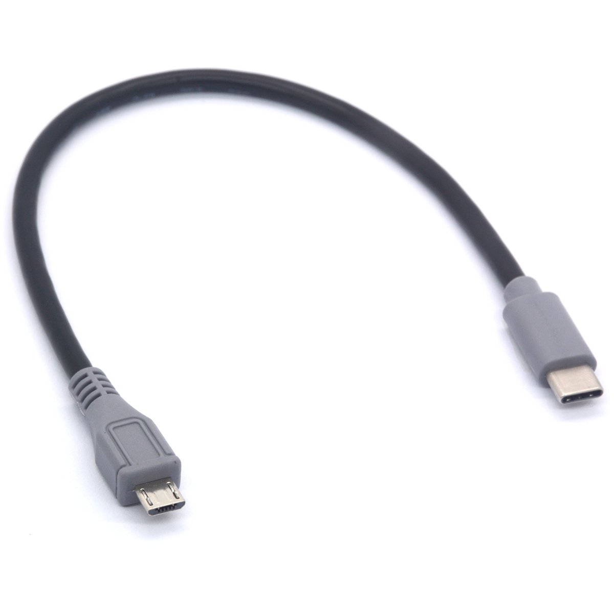 Cavo Intrecciato Da Mini USB A USB-C 1 Metro - Adattatore Per Collegare Fotocamera, Hard Disk A PC, MacBook E Tablet - 3