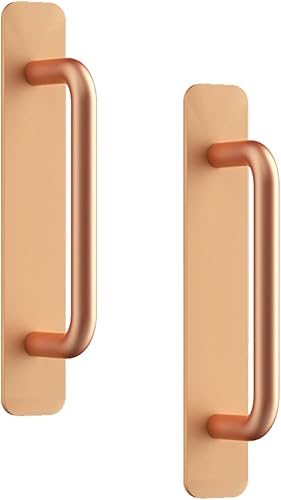 Miniatura 6 de 2 manijas autoadhesivas para armarios y cajones, tiradores autoadhesivos para armarios y cajones, manijas para puerta corrediza para armario de