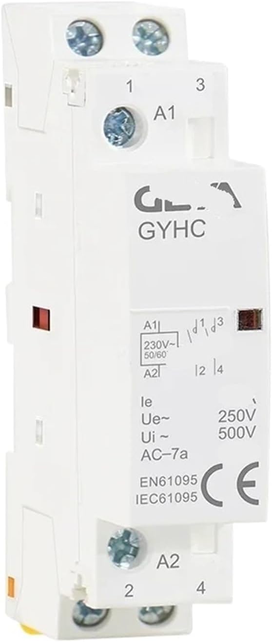 レール型モジュラーACコンタクタ 2P 16A 2NC 2NO 1NO1NC(2P 16A 1NO1NC 220V)
