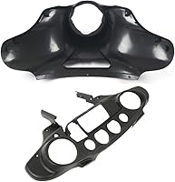 Vista 6 de Carenado delantero interior y exterior de murciélago compatible con Harley Touring Street Glide Tri Glide Ultra Limited Electra Glide 2014-2022 CVO