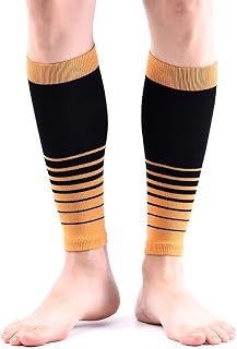 2Pcs Homens Mulheres Calf Compressão Mangas Running Leg Compressão Manga Compressão Meias Para Shin Splint Para Fitness Sports