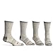 Ballston Medium-Weight Cool-Weather Merino Wool Hiking Sock 4 Pairs (Medium, Lunar Gray)