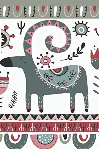 Yule Goat: Journal gift for Scandinavian/Nordic lover or goat lover, Swedish Yule Goat traditions, 100 lined pages, 6"x9"