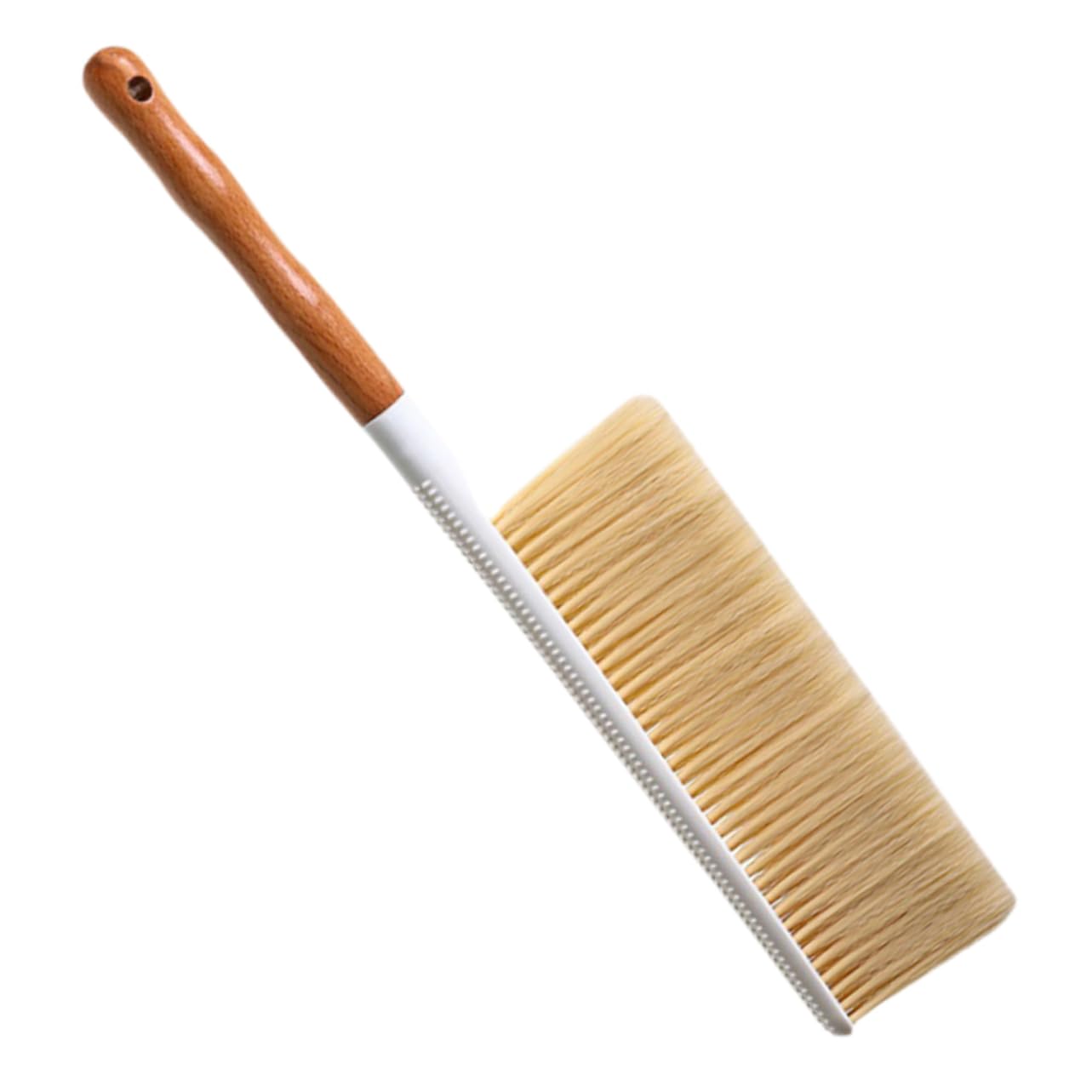 Ciieeo 4 Stück Handbesen mit Holzgriff Weiche Staubbürste für Möbeln und Oberflächen für Sofa Bett Schreibtisch und Fensterbänke