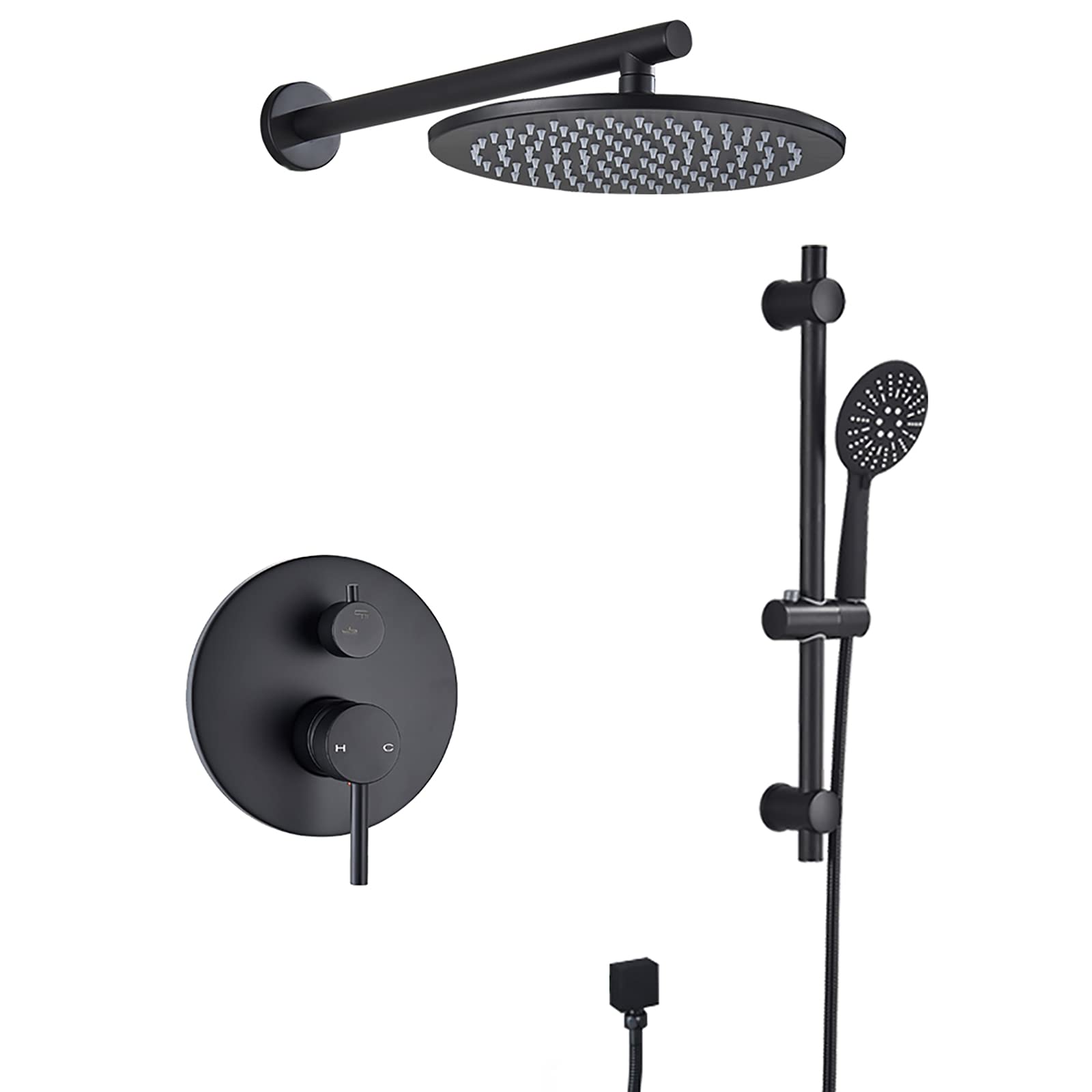 Ensemble de robinet de douche noir pour transformer votre salle de bain en spa privé