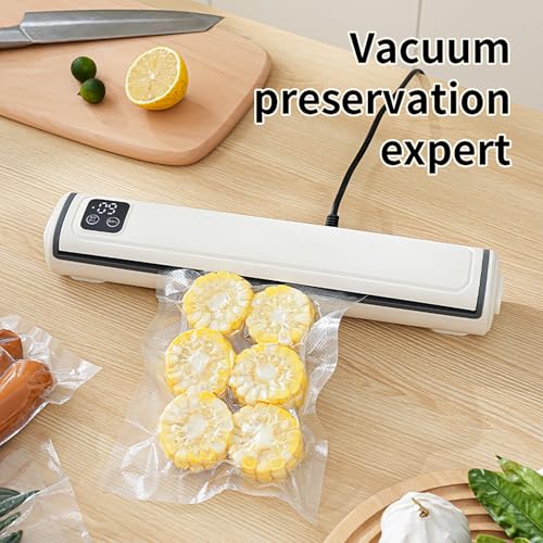 Vacuum Sealer Machine – Compact Size, Quick Sealing Cycle (10‑20s), Dry & Moist Food Modes, Includes Cutter and 10 Sealer Bags - image 6