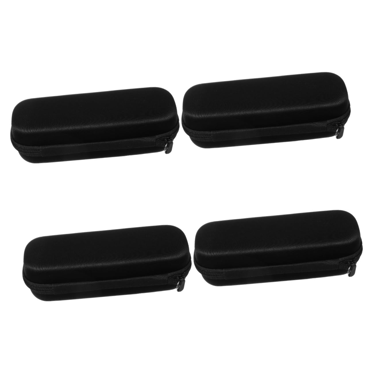FRCOLOR 4 Pièces pour Brosse à Dents Cosmetic Organizer - Boîte de Protection pour Dentifrice étui à Brosse Portable de Voyage pour brosses à Dents Eva Black