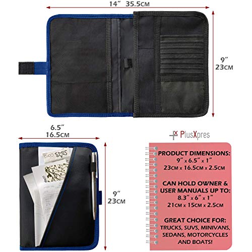 Organizador para guantera portátil azul miniatura 4
