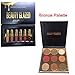 Produktbild BEAUTY GLAZED 9 Farben glitzer schimmer Lidschatten palette matt augenschatten palette & 6 Farben matt lip gloss Makeup Kit Professionelle Kosmetik-Set #8