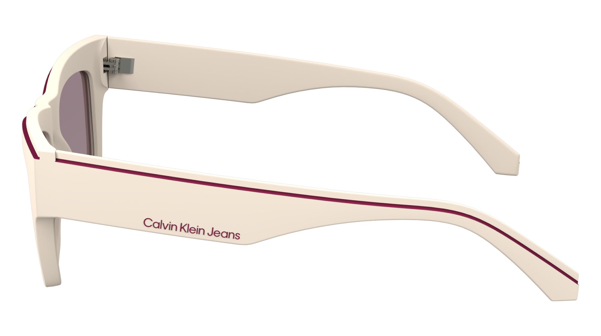 Calvin Klein Jeans Unisex Adult Sunglasses CKJ24602S - Blush with Solid Rose Lens