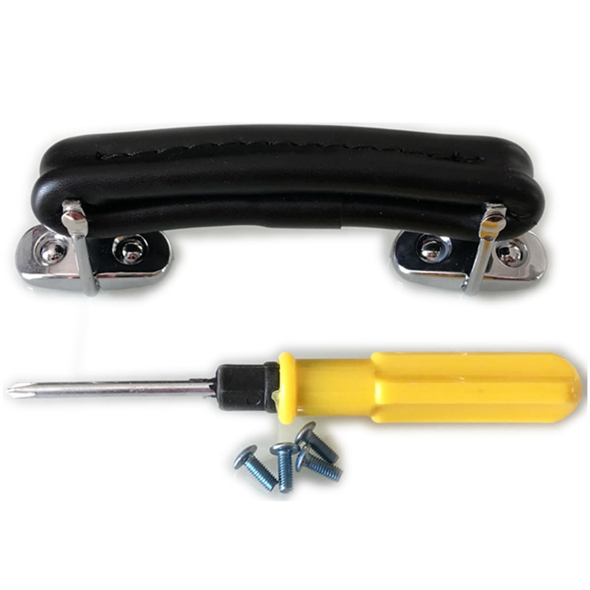 WoaiGuohui168 AG-03# PU Leather Handle Replacement for Suitcase Luggage Case Password Box Repair DIY (5.7 inch)