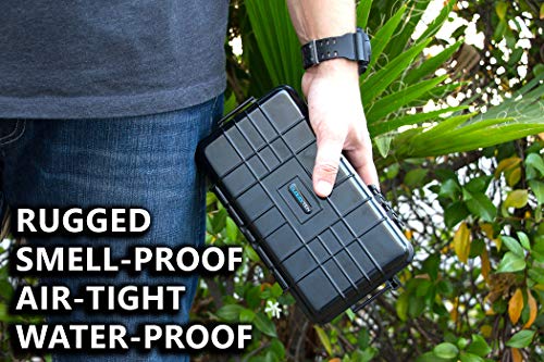 Cloudten Airtight Travel Carry Case for Handheld Devices and Accessories - Includes CASE ONLY