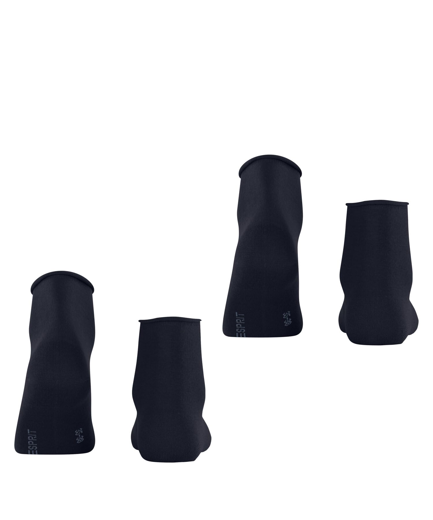 ESPRIT Kobiety Basic Pure 2-Pack jednokolorowe oddychająca bawełna wzmocnione bezuciskowe z wywijanym ściągaczem uniwersalne do pracy i na co dzień jednokolorowe wielopak 2 Pak