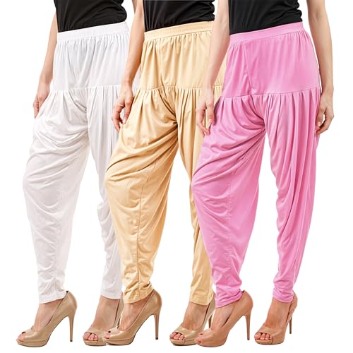 Image of Buy That Trendz Patiala Salwar for Women Relaxed Fit Viscose Patiyala Salwar Harem Bottom Pants