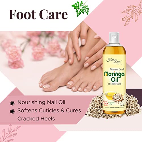 Image of Moringa Seed Oil 100 ml - Pure Unrefined Cold Pressed For Skin and Hair 100 ml