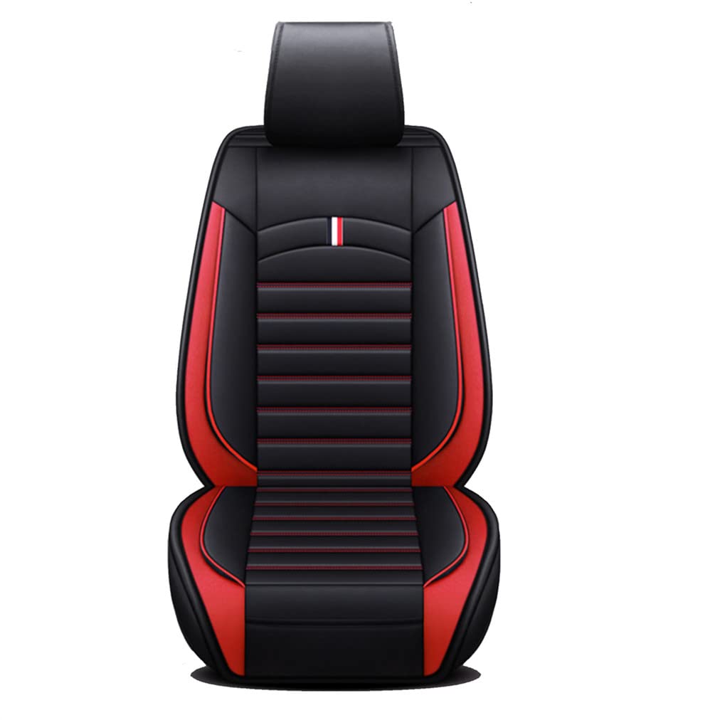 Housses de Siège de Voiture Avant pour Lexus RX450H RX 450H RX450 RX 450 Housse de Sieges Auto pour Conducteur et Passager Accessoires Interieur Couleur Noir Rouge