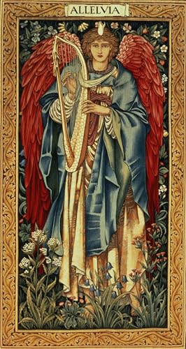 Lienzo de Alleluia con acabado premium mural Edward Burne Jones para coleccionistas