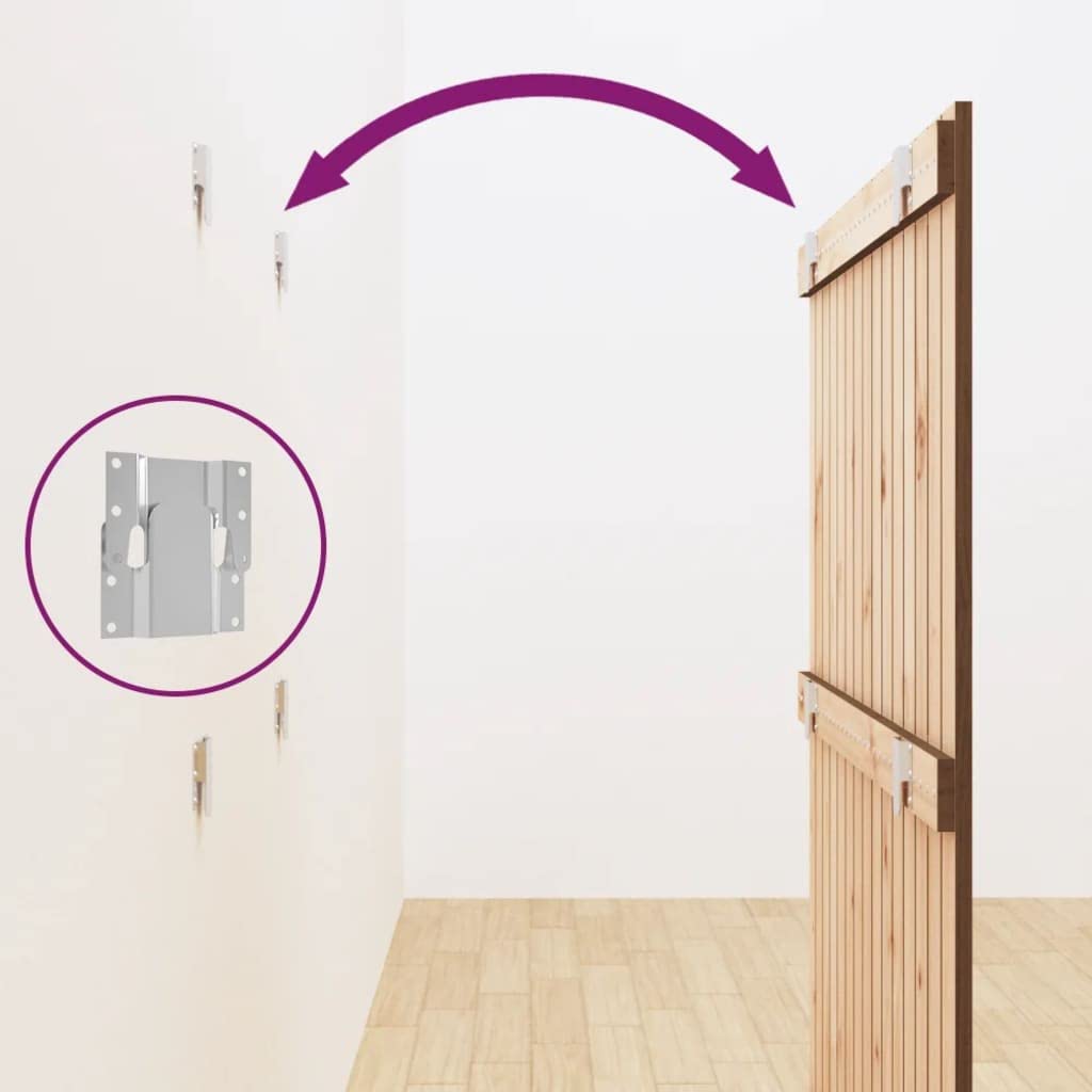 824936 Testiera da Parete Ambra 95,5x3x110cm in Legno Massello di Pino Testata in Legno,Testata Letto Matrimoniale Muebles Dormitorio Spalliera Letto Testiere per Letto Matrimoniale