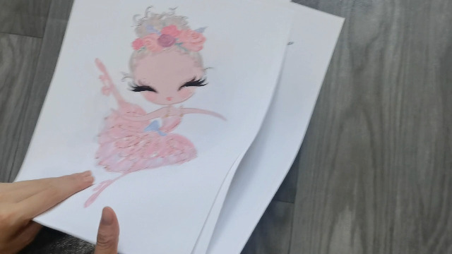 Affiche Prénom Fille 2 Affiches Prénom Fille Personnalisées 30x40cm - Décoration Chambre Enfant Rose Sans Cadre Cadeau Bébé Enfant