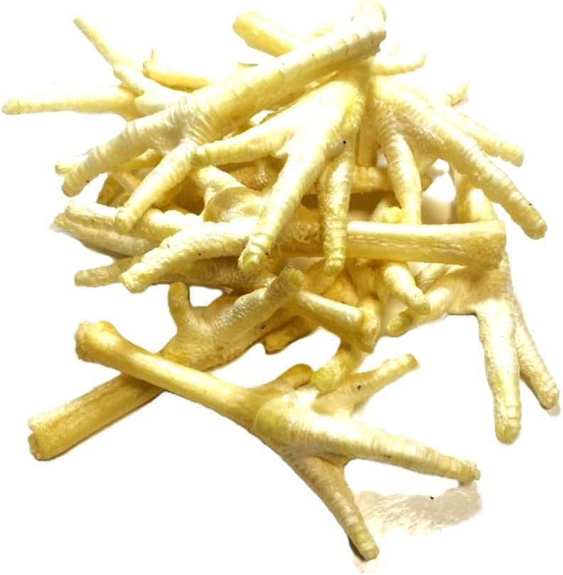 Maltbys' Stores 3kg Puffed White Chicken Feet 100% Natural Dog Treats Chews