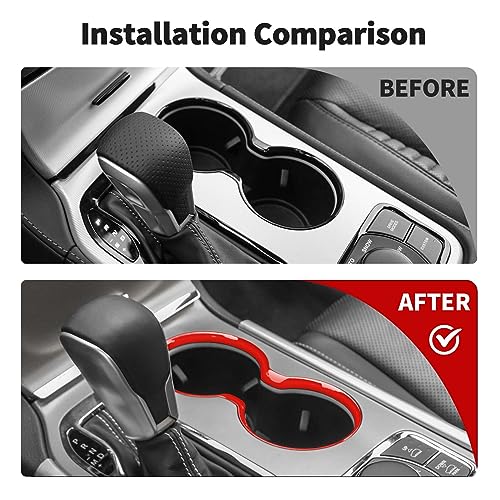 JWWY Moldura Portavasos Delantero para Jeep Grand Cherokee miniatura 2