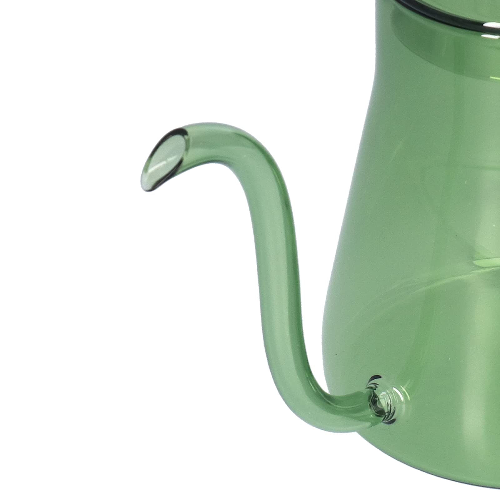 Ejoyous Czajnik do Kawy Szklany Dzbanek do Kawy 600 Ml, Czajnik Kroplowy ze Szkła o Wysokiej Zawartości Borokrzemianu z długą dyszą, 4,5 X 6,3 Cala, Zakres Temperatur 302°F, Domowej Kuchni w Biurze