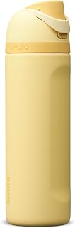 Owala FreeSip Stainless Steel Water Bottle 24 oz Butter Half