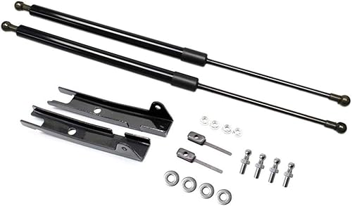 TSUBASA Soportes de elevación para Toyota Tacoma N300 2016-2023 capó delantero Modificar fibra de carbono cargada a gas Amortiguadores de choque