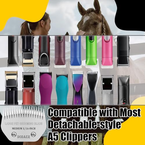 Image of Dog Grooming Blade,Compatible with Andis Medium Blending,Oster A5,Wahl KM10