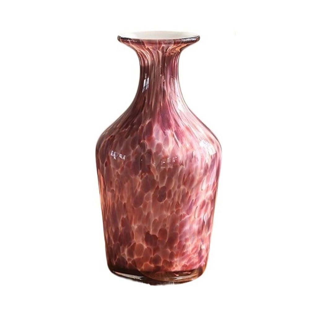 Vases for Flowers Home Fashion Glass Vase Dining Table Retro High-end Fine Mouth Flower Arrangement Ornaments Flower Vases Decorative