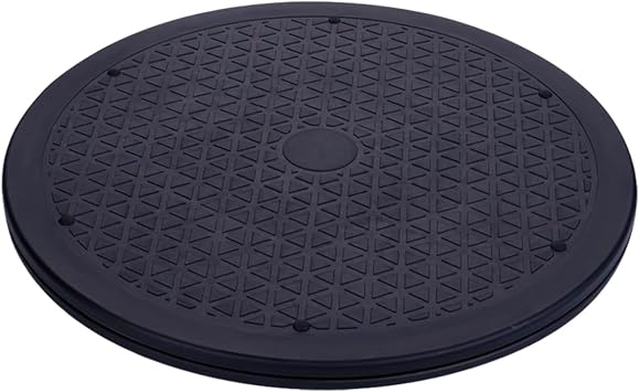 12 Inch Lazy Susan Turntable Organizer, Eichzer Premium Heavy Duty Rotating Swivel Stand with Steel Ball Bearings for Model/Rotating Plants/Crafts Stand/TV/Monitor/Laptop 360 Rotation