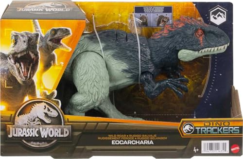 Attaque et son réaliste avec l'Eocarcharia Jurassic World Mattel - 6