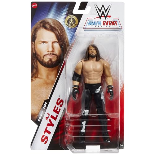 Figurine AJ Styles WWE Main Event 154 idée cadeau anniversaire enfant passionné