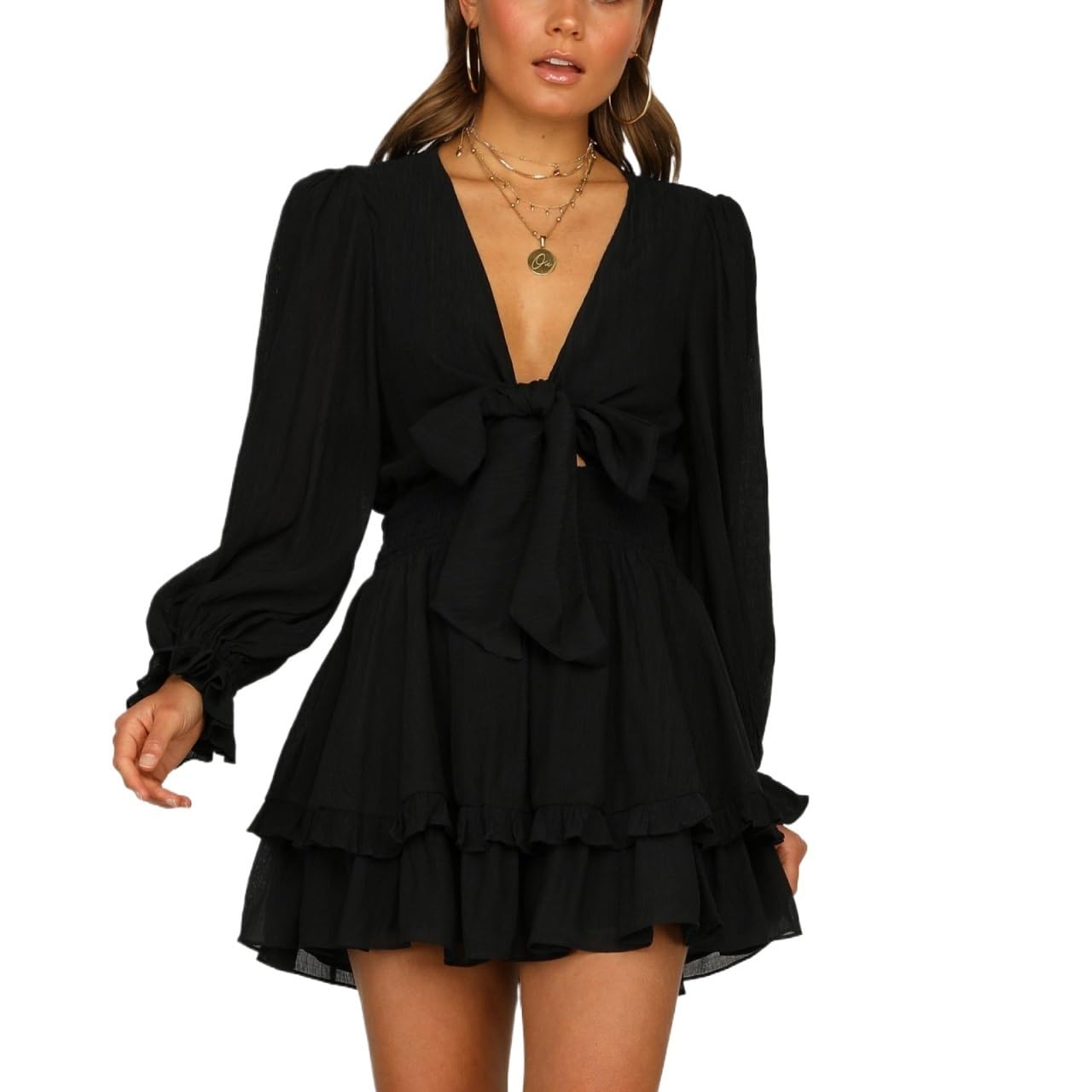 Robe de patineuse en mousseline de soie élégante au tombé fluide et aérien