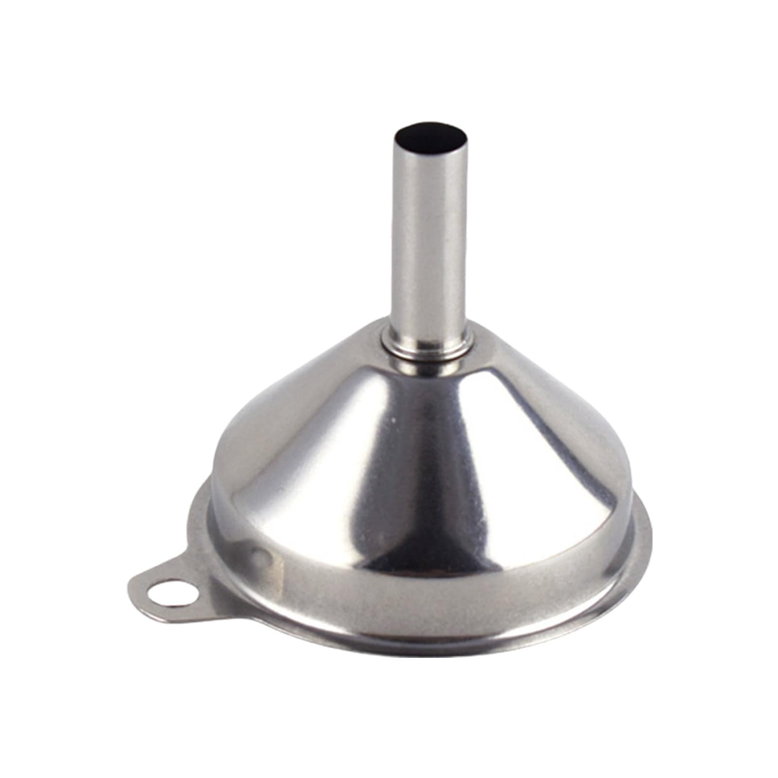 Xinsheinelry Rusts Resistant Stainless Steel Funnel Food Safe Metal Liquid Transfer Funnel with Hanging Hole Cooking Accessories Stainless Steel