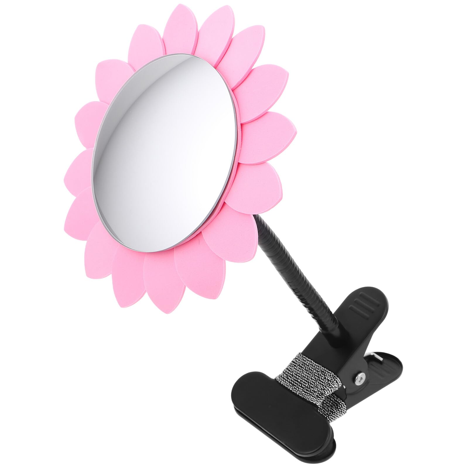 Miroir de bureau portable Anneome avec surface HD et clip de fixation pour espace de travail