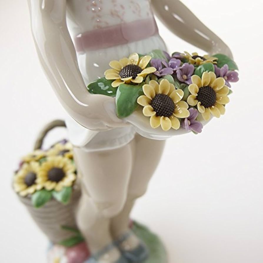 リヤドロ　LLADRO　スカートに花いっぱい Amazon.co.jp: リヤドロ（LLADRO) スカートに花いっぱい 【並行輸入品