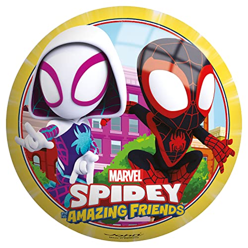 John Spiderman Spider-Man-9 23 cm Spielball Vinylball Kinderball, Mehrfarbig Globo - 50307